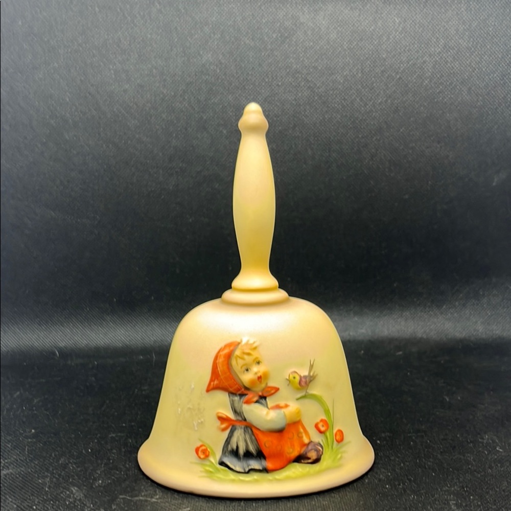 Hummel Cream and Orange Collectible Ornament